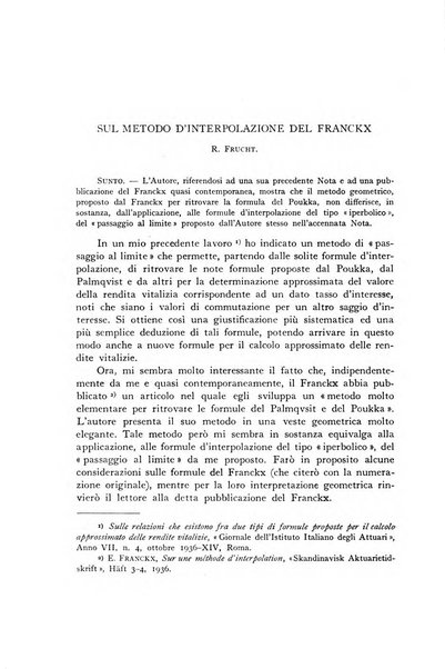 Giornale dell'Istituto italiano degli attuari