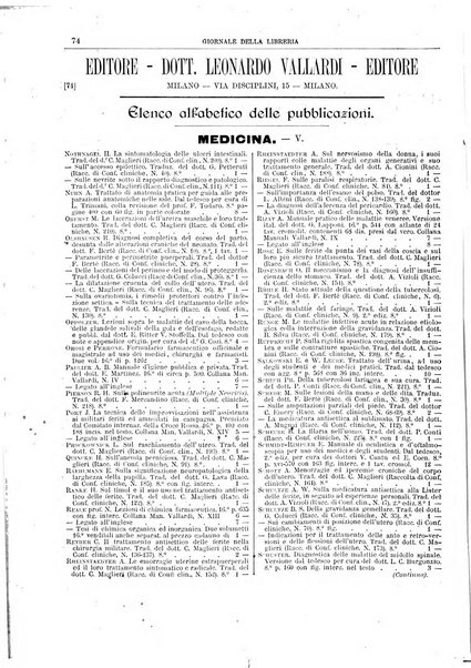 Giornale della libreria della tipografia e delle arti e industrie affini supplemento alla Bibliografia italiana, pubblicato dall'Associazione tipografico-libraria italiana