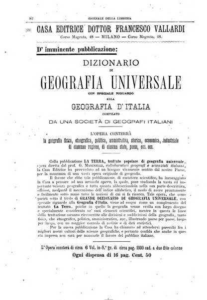 Giornale della libreria della tipografia e delle arti e industrie affini supplemento alla Bibliografia italiana, pubblicato dall'Associazione tipografico-libraria italiana