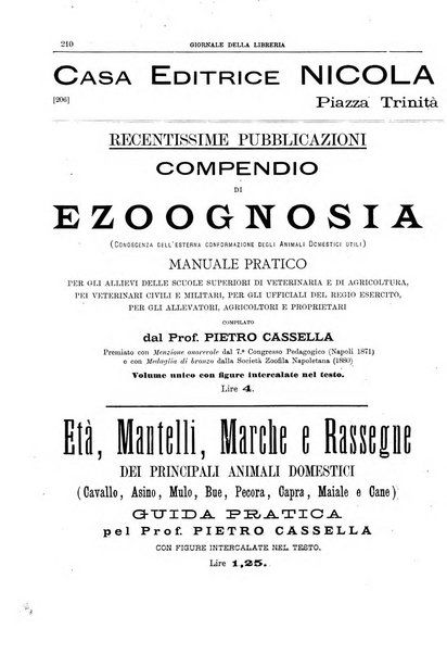 Giornale della libreria della tipografia e delle arti e industrie affini supplemento alla Bibliografia italiana, pubblicato dall'Associazione tipografico-libraria italiana