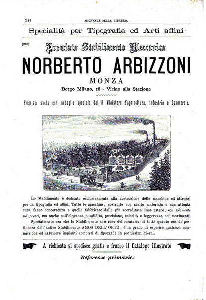 Giornale della libreria della tipografia e delle arti e industrie affini supplemento alla Bibliografia italiana, pubblicato dall'Associazione tipografico-libraria italiana