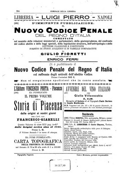 Giornale della libreria della tipografia e delle arti e industrie affini supplemento alla Bibliografia italiana, pubblicato dall'Associazione tipografico-libraria italiana