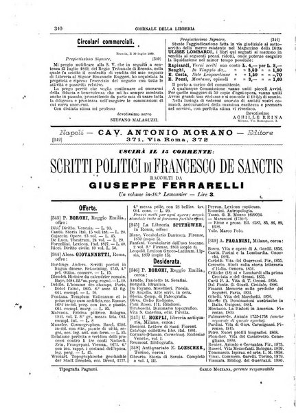 Giornale della libreria della tipografia e delle arti e industrie affini supplemento alla Bibliografia italiana, pubblicato dall'Associazione tipografico-libraria italiana