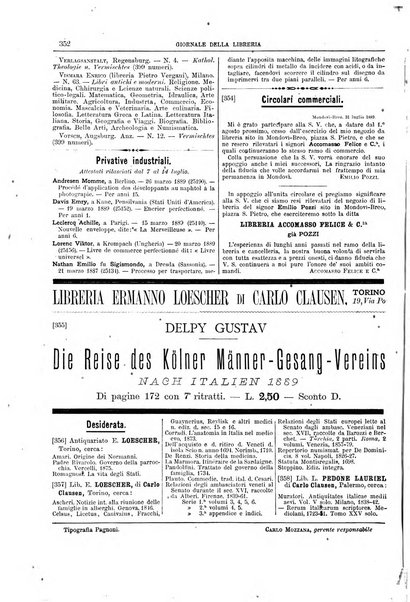 Giornale della libreria della tipografia e delle arti e industrie affini supplemento alla Bibliografia italiana, pubblicato dall'Associazione tipografico-libraria italiana