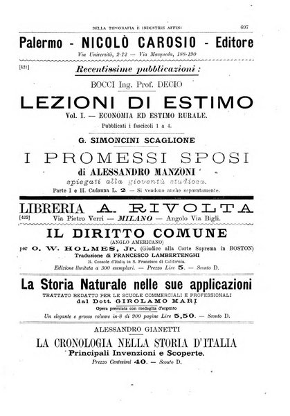 Giornale della libreria della tipografia e delle arti e industrie affini supplemento alla Bibliografia italiana, pubblicato dall'Associazione tipografico-libraria italiana