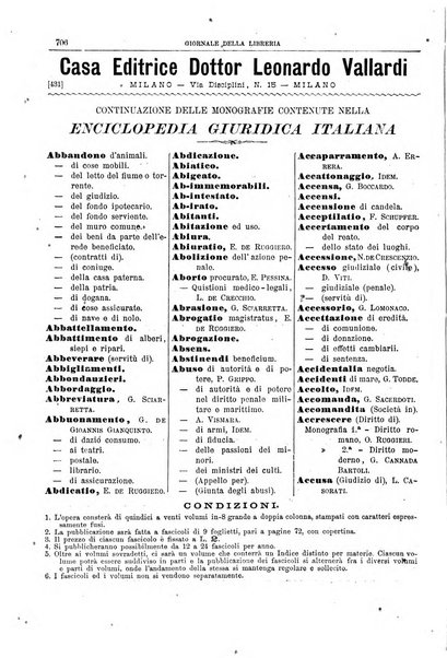 Giornale della libreria della tipografia e delle arti e industrie affini supplemento alla Bibliografia italiana, pubblicato dall'Associazione tipografico-libraria italiana