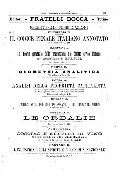 Giornale della libreria della tipografia e delle arti e industrie affini supplemento alla Bibliografia italiana, pubblicato dall'Associazione tipografico-libraria italiana