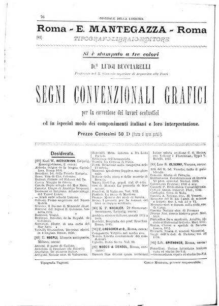 Giornale della libreria della tipografia e delle arti e industrie affini supplemento alla Bibliografia italiana, pubblicato dall'Associazione tipografico-libraria italiana