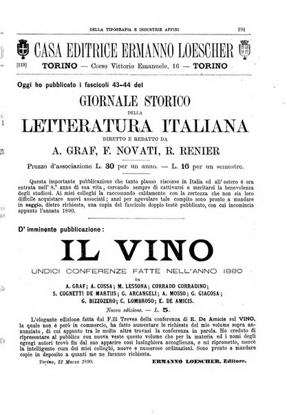 Giornale della libreria della tipografia e delle arti e industrie affini supplemento alla Bibliografia italiana, pubblicato dall'Associazione tipografico-libraria italiana