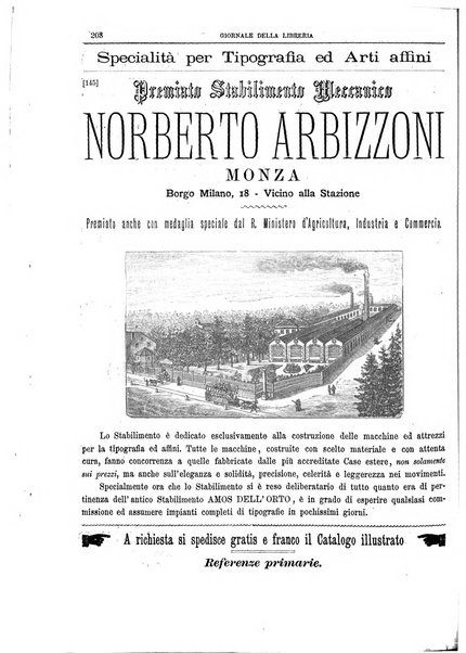 Giornale della libreria della tipografia e delle arti e industrie affini supplemento alla Bibliografia italiana, pubblicato dall'Associazione tipografico-libraria italiana