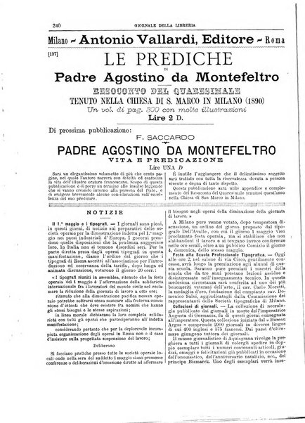 Giornale della libreria della tipografia e delle arti e industrie affini supplemento alla Bibliografia italiana, pubblicato dall'Associazione tipografico-libraria italiana