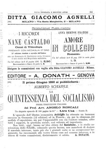 Giornale della libreria della tipografia e delle arti e industrie affini supplemento alla Bibliografia italiana, pubblicato dall'Associazione tipografico-libraria italiana