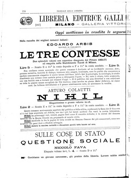 Giornale della libreria della tipografia e delle arti e industrie affini supplemento alla Bibliografia italiana, pubblicato dall'Associazione tipografico-libraria italiana