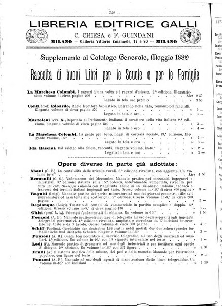 Giornale della libreria della tipografia e delle arti e industrie affini supplemento alla Bibliografia italiana, pubblicato dall'Associazione tipografico-libraria italiana