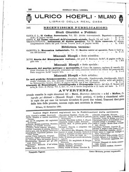 Giornale della libreria della tipografia e delle arti e industrie affini supplemento alla Bibliografia italiana, pubblicato dall'Associazione tipografico-libraria italiana