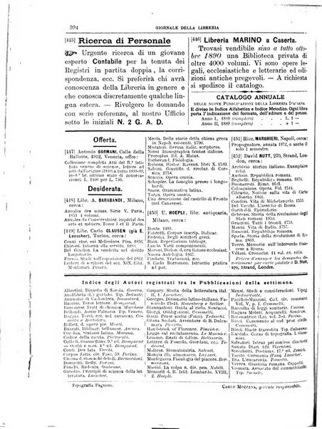 Giornale della libreria della tipografia e delle arti e industrie affini supplemento alla Bibliografia italiana, pubblicato dall'Associazione tipografico-libraria italiana