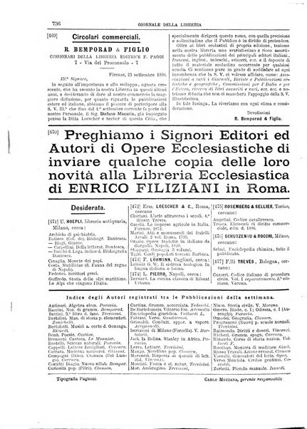 Giornale della libreria della tipografia e delle arti e industrie affini supplemento alla Bibliografia italiana, pubblicato dall'Associazione tipografico-libraria italiana