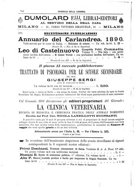 Giornale della libreria della tipografia e delle arti e industrie affini supplemento alla Bibliografia italiana, pubblicato dall'Associazione tipografico-libraria italiana