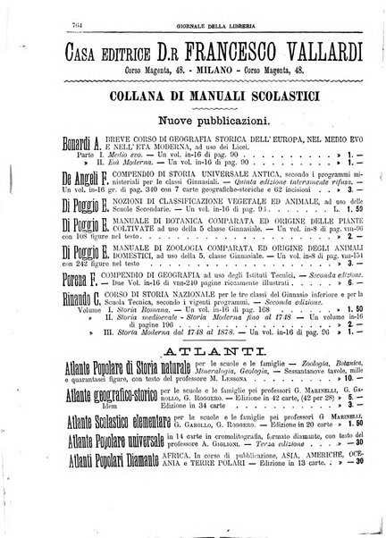 Giornale della libreria della tipografia e delle arti e industrie affini supplemento alla Bibliografia italiana, pubblicato dall'Associazione tipografico-libraria italiana