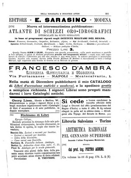 Giornale della libreria della tipografia e delle arti e industrie affini supplemento alla Bibliografia italiana, pubblicato dall'Associazione tipografico-libraria italiana