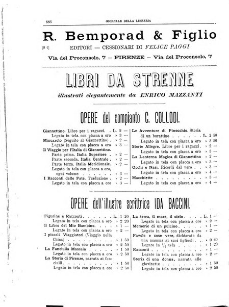 Giornale della libreria della tipografia e delle arti e industrie affini supplemento alla Bibliografia italiana, pubblicato dall'Associazione tipografico-libraria italiana