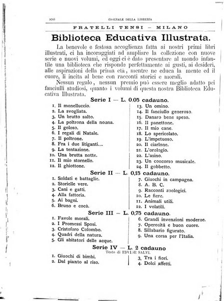 Giornale della libreria della tipografia e delle arti e industrie affini supplemento alla Bibliografia italiana, pubblicato dall'Associazione tipografico-libraria italiana