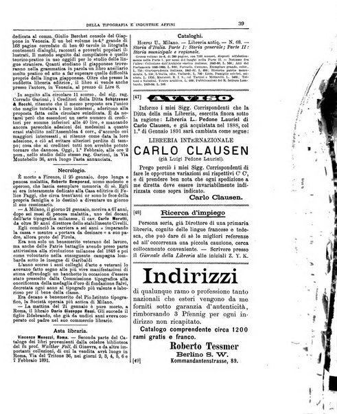 Giornale della libreria della tipografia e delle arti e industrie affini supplemento alla Bibliografia italiana, pubblicato dall'Associazione tipografico-libraria italiana