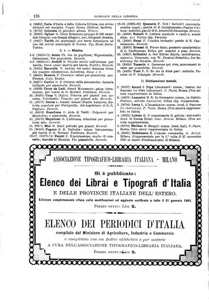 Giornale della libreria della tipografia e delle arti e industrie affini supplemento alla Bibliografia italiana, pubblicato dall'Associazione tipografico-libraria italiana