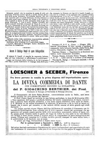 Giornale della libreria della tipografia e delle arti e industrie affini supplemento alla Bibliografia italiana, pubblicato dall'Associazione tipografico-libraria italiana