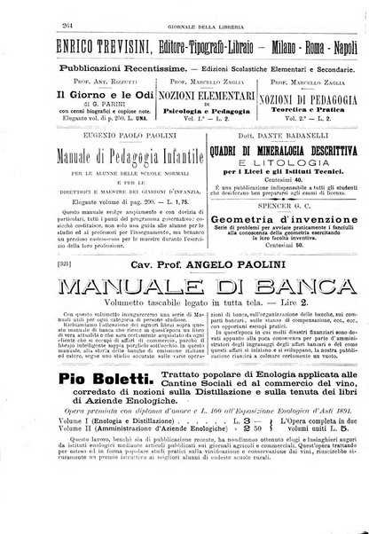 Giornale della libreria della tipografia e delle arti e industrie affini supplemento alla Bibliografia italiana, pubblicato dall'Associazione tipografico-libraria italiana