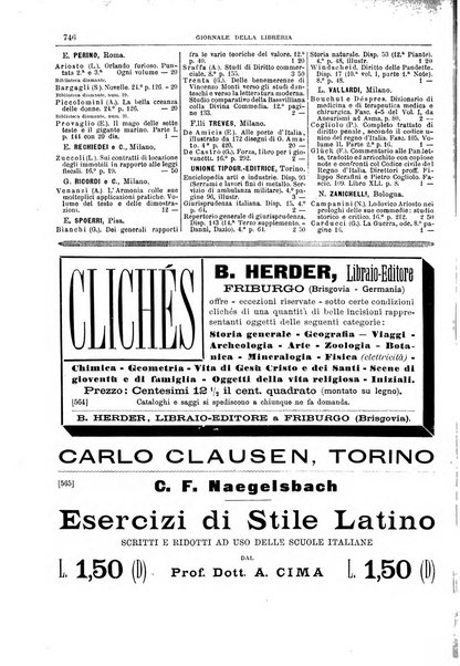 Giornale della libreria della tipografia e delle arti e industrie affini supplemento alla Bibliografia italiana, pubblicato dall'Associazione tipografico-libraria italiana