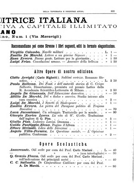 Giornale della libreria della tipografia e delle arti e industrie affini supplemento alla Bibliografia italiana, pubblicato dall'Associazione tipografico-libraria italiana