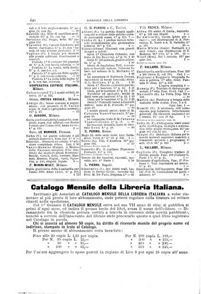 Giornale della libreria della tipografia e delle arti e industrie affini supplemento alla Bibliografia italiana, pubblicato dall'Associazione tipografico-libraria italiana