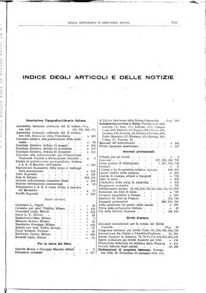 Giornale della libreria della tipografia e delle arti e industrie affini supplemento alla Bibliografia italiana, pubblicato dall'Associazione tipografico-libraria italiana