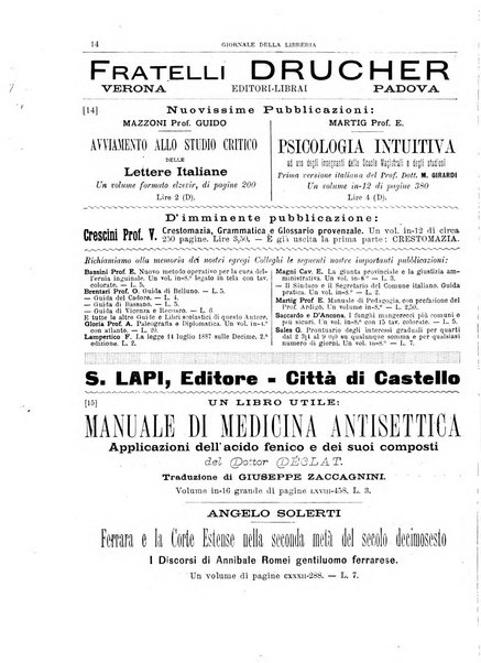 Giornale della libreria della tipografia e delle arti e industrie affini supplemento alla Bibliografia italiana, pubblicato dall'Associazione tipografico-libraria italiana