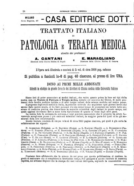 Giornale della libreria della tipografia e delle arti e industrie affini supplemento alla Bibliografia italiana, pubblicato dall'Associazione tipografico-libraria italiana