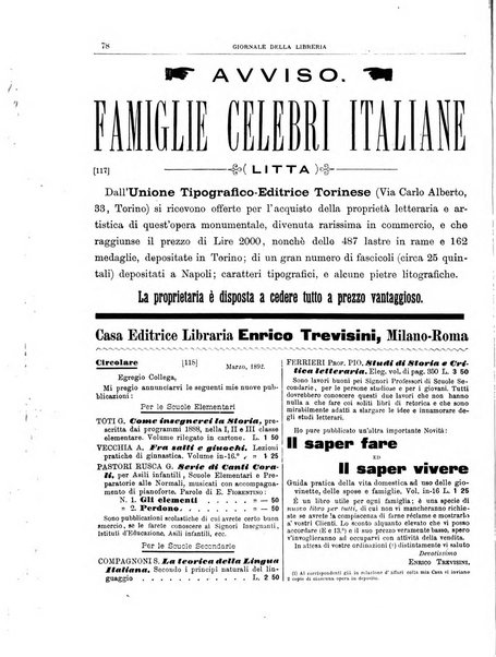 Giornale della libreria della tipografia e delle arti e industrie affini supplemento alla Bibliografia italiana, pubblicato dall'Associazione tipografico-libraria italiana