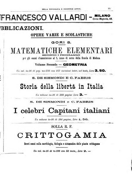 Giornale della libreria della tipografia e delle arti e industrie affini supplemento alla Bibliografia italiana, pubblicato dall'Associazione tipografico-libraria italiana