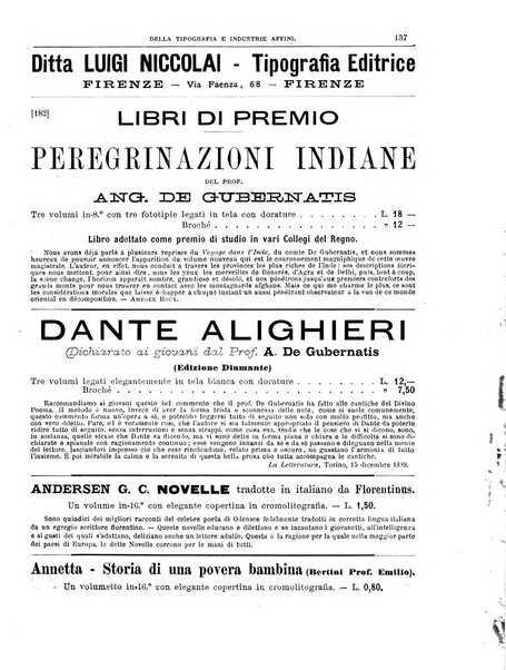 Giornale della libreria della tipografia e delle arti e industrie affini supplemento alla Bibliografia italiana, pubblicato dall'Associazione tipografico-libraria italiana