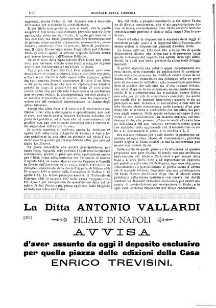 Giornale della libreria della tipografia e delle arti e industrie affini supplemento alla Bibliografia italiana, pubblicato dall'Associazione tipografico-libraria italiana