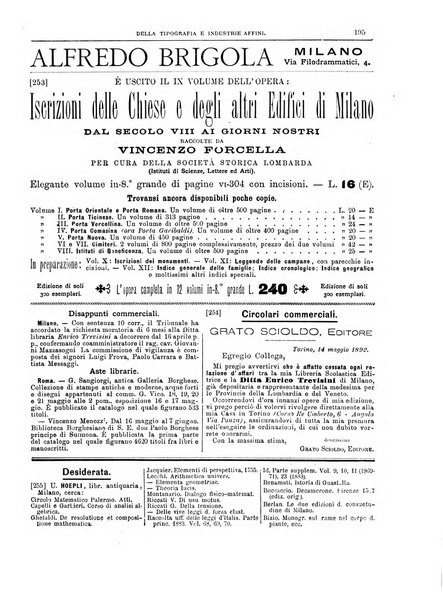 Giornale della libreria della tipografia e delle arti e industrie affini supplemento alla Bibliografia italiana, pubblicato dall'Associazione tipografico-libraria italiana