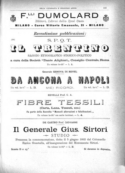 Giornale della libreria della tipografia e delle arti e industrie affini supplemento alla Bibliografia italiana, pubblicato dall'Associazione tipografico-libraria italiana