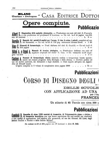 Giornale della libreria della tipografia e delle arti e industrie affini supplemento alla Bibliografia italiana, pubblicato dall'Associazione tipografico-libraria italiana