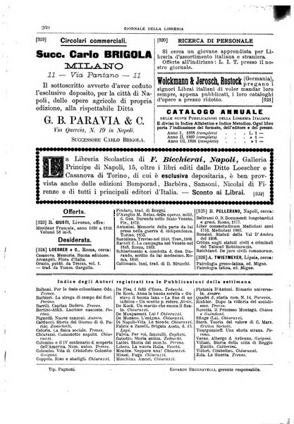 Giornale della libreria della tipografia e delle arti e industrie affini supplemento alla Bibliografia italiana, pubblicato dall'Associazione tipografico-libraria italiana