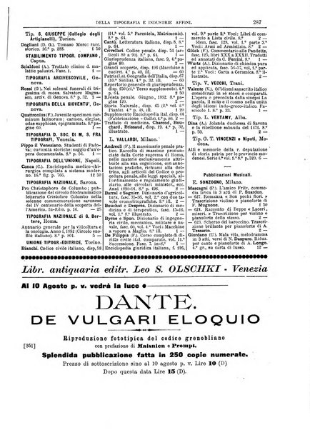 Giornale della libreria della tipografia e delle arti e industrie affini supplemento alla Bibliografia italiana, pubblicato dall'Associazione tipografico-libraria italiana