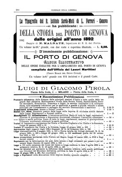 Giornale della libreria della tipografia e delle arti e industrie affini supplemento alla Bibliografia italiana, pubblicato dall'Associazione tipografico-libraria italiana