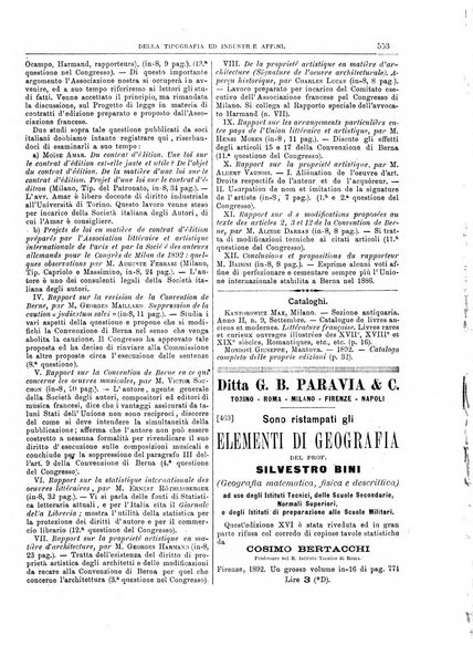 Giornale della libreria della tipografia e delle arti e industrie affini supplemento alla Bibliografia italiana, pubblicato dall'Associazione tipografico-libraria italiana