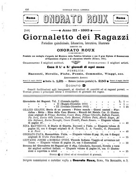 Giornale della libreria della tipografia e delle arti e industrie affini supplemento alla Bibliografia italiana, pubblicato dall'Associazione tipografico-libraria italiana