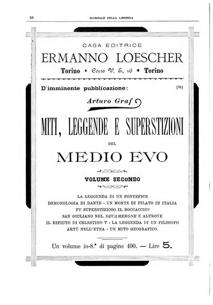 Giornale della libreria della tipografia e delle arti e industrie affini supplemento alla Bibliografia italiana, pubblicato dall'Associazione tipografico-libraria italiana