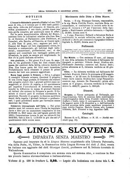 Giornale della libreria della tipografia e delle arti e industrie affini supplemento alla Bibliografia italiana, pubblicato dall'Associazione tipografico-libraria italiana